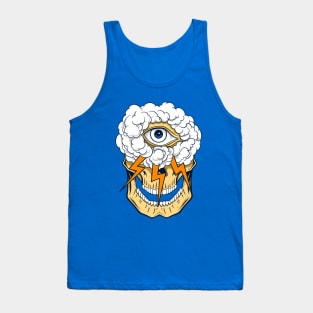 skull illustration Tank Top